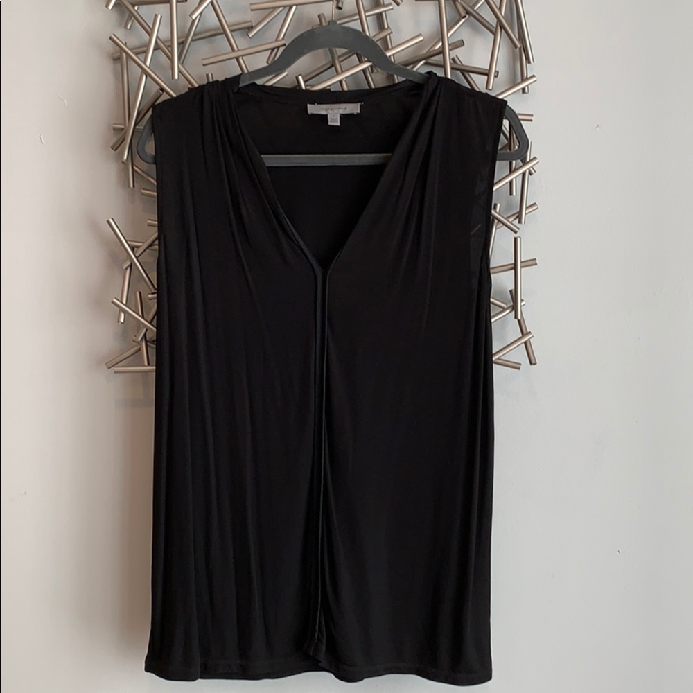 Classiques entier black silk top